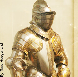 A knight's shining armor