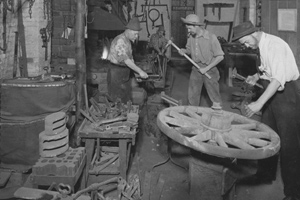 Making wagon wheel rims