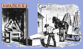 Drawing of a carpenter's shop