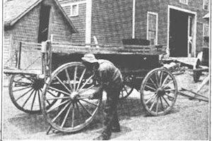Fixing a wagon