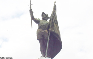 Statue of Balboa in Spain