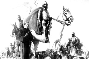 Coronado with Friar Marcos