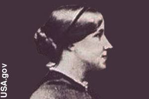 Picture of Louisa May Alcott, Civil War nurse