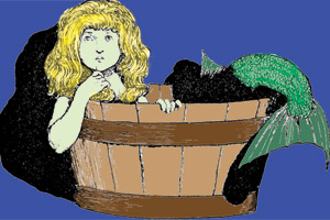 Drawing from <i>The Little Mermaid</i>