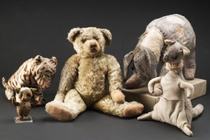 The stuffed toys that inspired the Winnie the Pooh stories