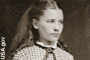 Laura Ingalls as a young girl