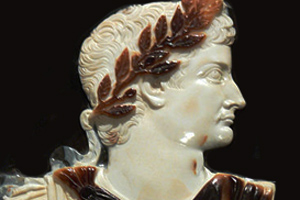 A cameo of a Roman general