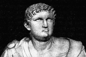A sculpture of Emporer Nero