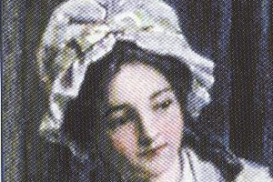 A portrait of a young Betsy Ross