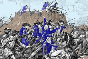 During the Battle of Saratoga