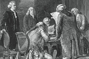 The British and the Americans signed the treaty.