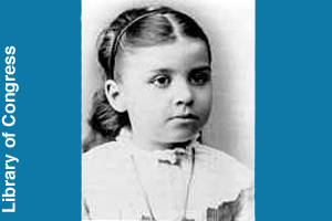 Grace Coolidge as a young girl