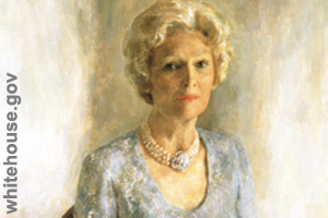 The official portrait of Pat Nixon