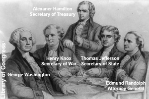 The first U.S. Cabinet
