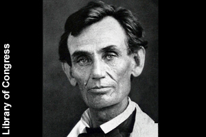 Lincolnas a young man