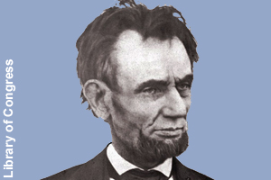 Photo of Lincoln taken <br>one month before his death
