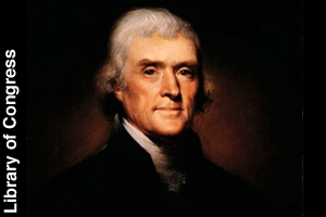 The official portrait of Thomas Jefferson