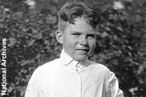 Richard Nixon, age 8