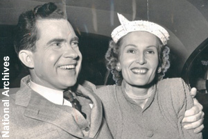 Richard and Pat Nixon in 1953