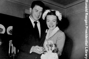 Ronald and Nancy's Wedding Day, 1952
