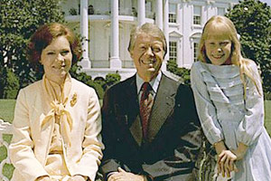 The First Family: Rosalyn, Jimmy <br>and their youngest child, Amy