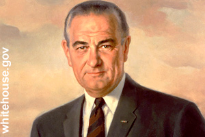 The official portrait of Lyndon Johnson