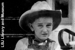 Lyndon Johnson, age 7