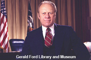 The official photo of President Gerald Ford