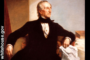 The official portrait of John Tyler
