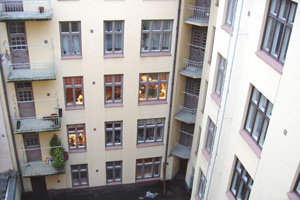 A building of apartments