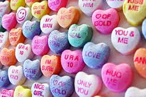 Valentine candy