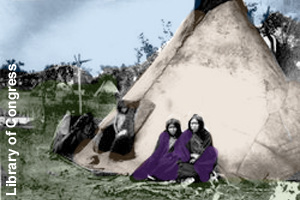 An Arapaho tipi