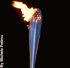 The Olympic torch