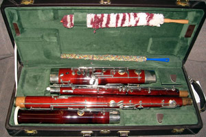 Bassoon in a case