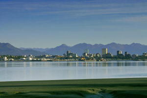 Skyline of Anchorage