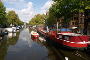 The canals of Amsterdam