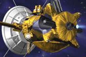 Drawing of the spaceship, Cassini