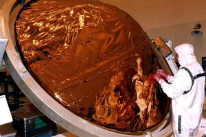 Close-up of the space probe, Huygens