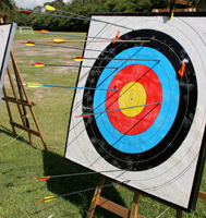 Points are added together to get a score.