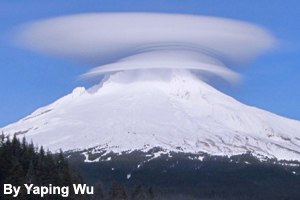 Lenticular clouds